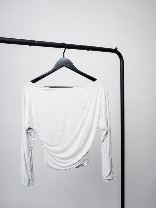 CONTOUR OFF SHOULDER LONG SLEEVE