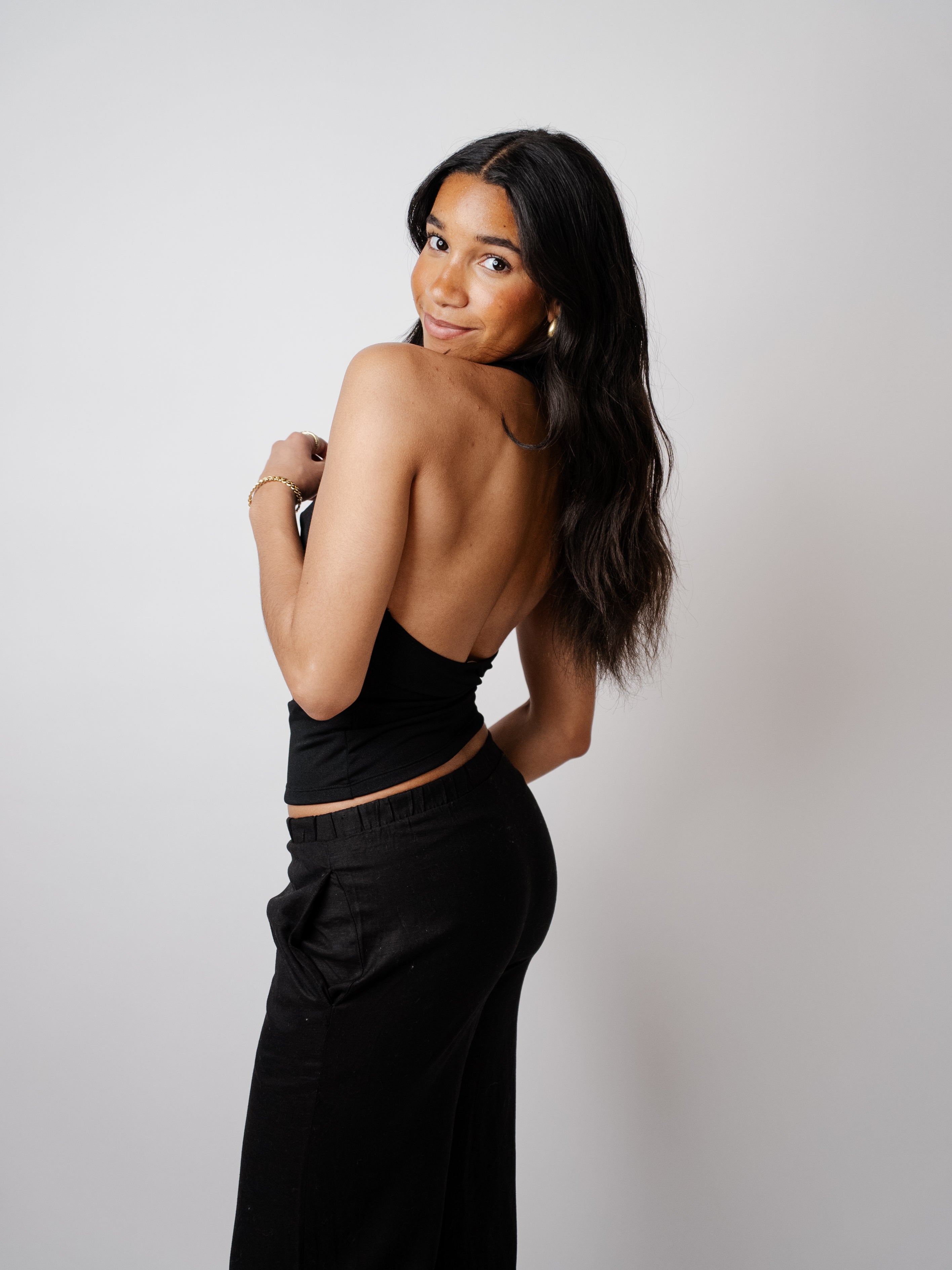 ALL NIGHT BACKLESS TOP