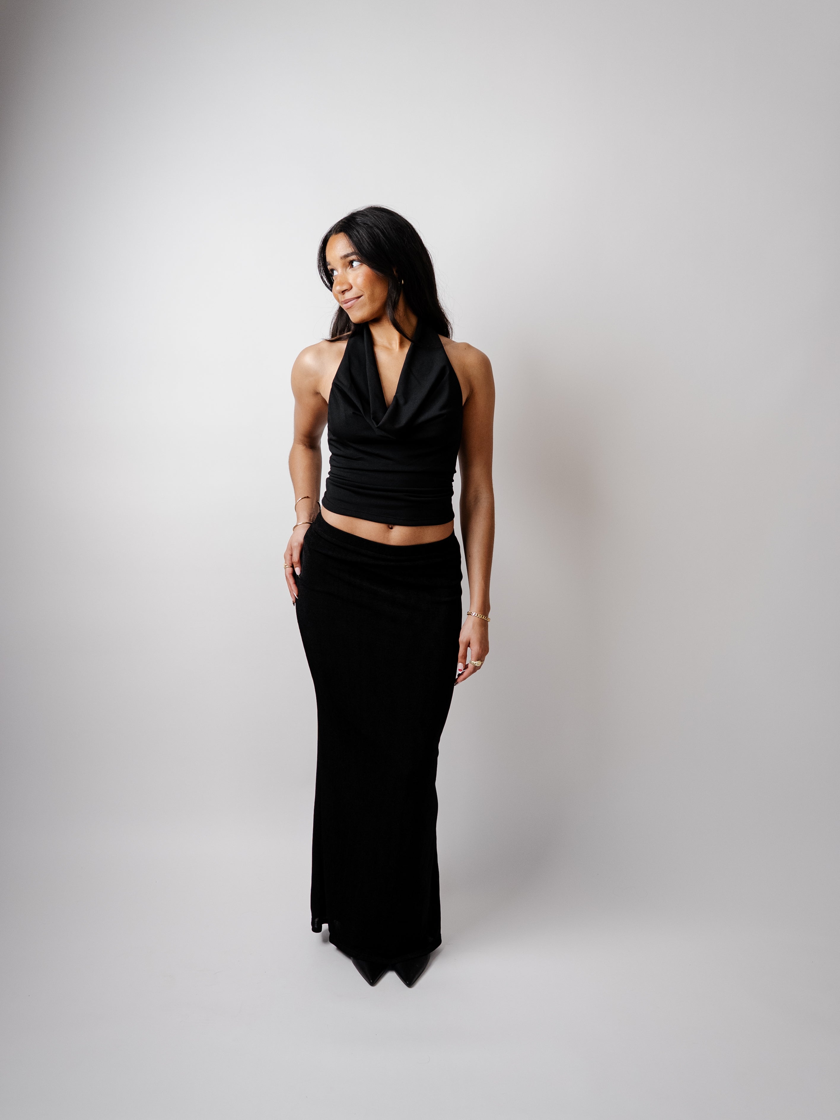 ALL NIGHT BACKLESS TOP