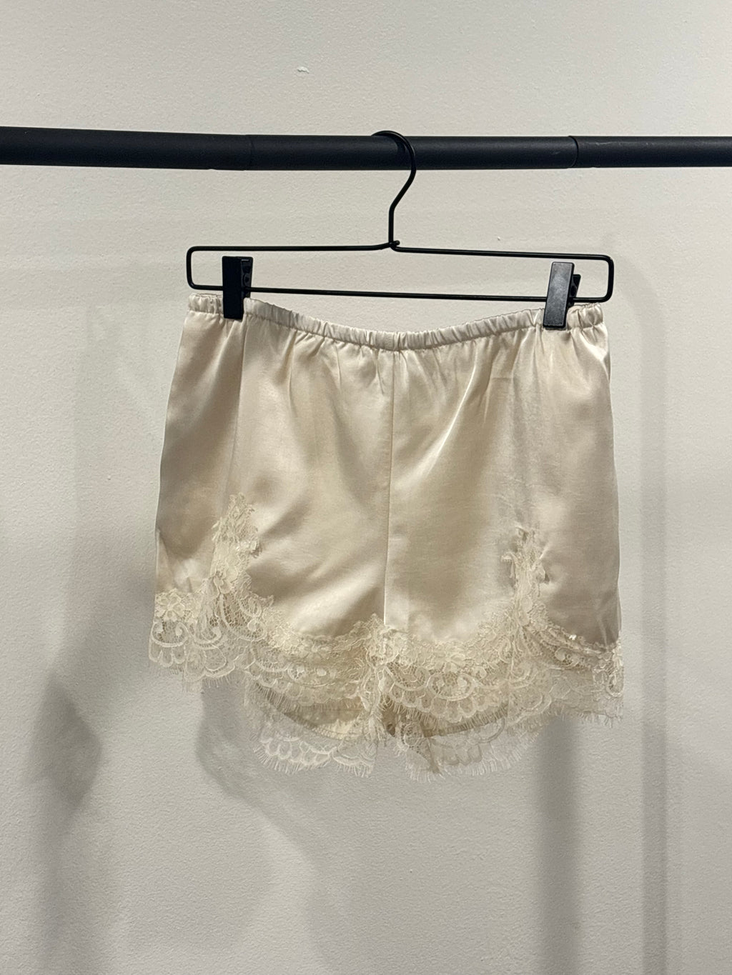 Ivory Lace Shorts