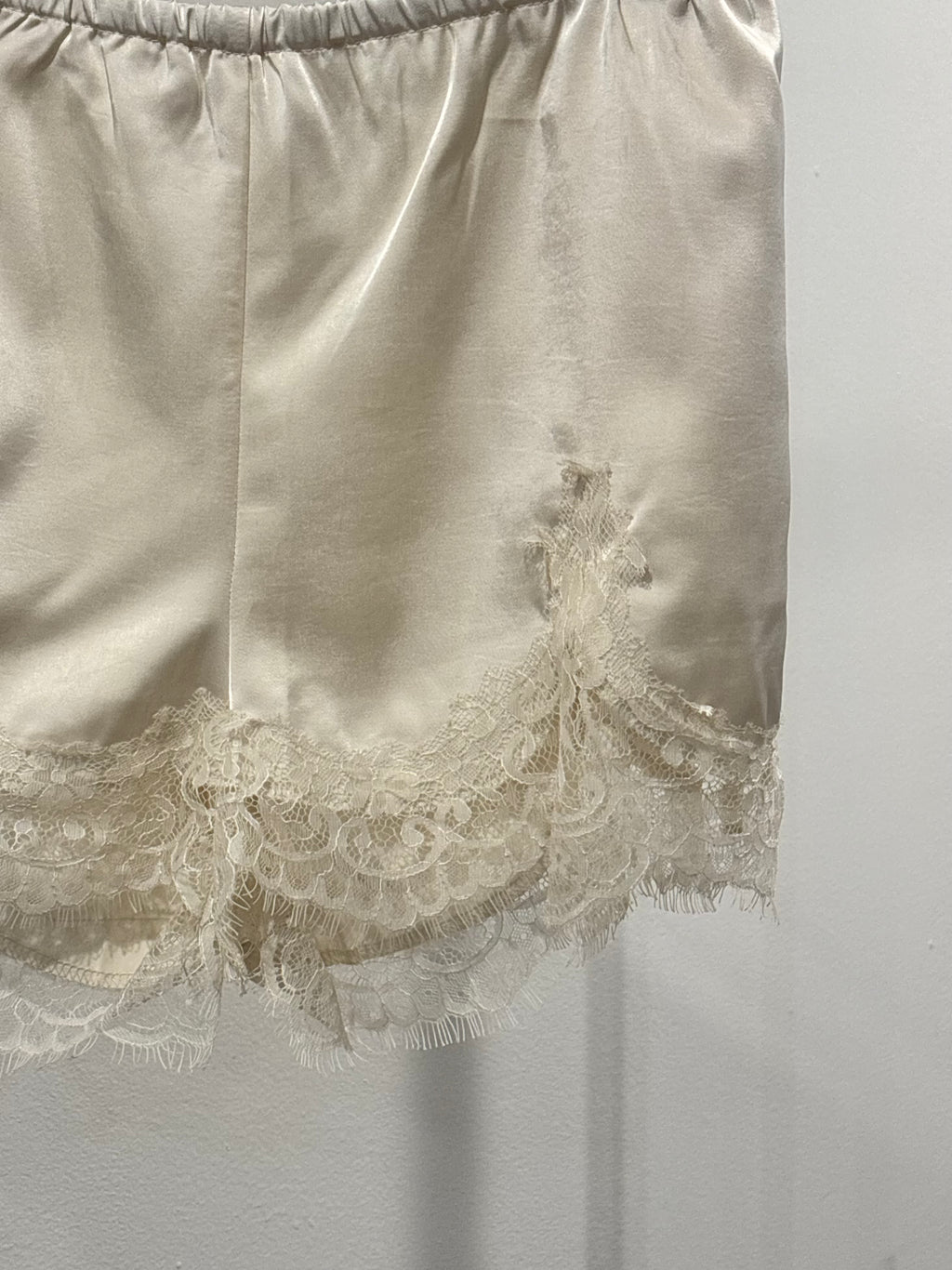 Ivory Lace Shorts