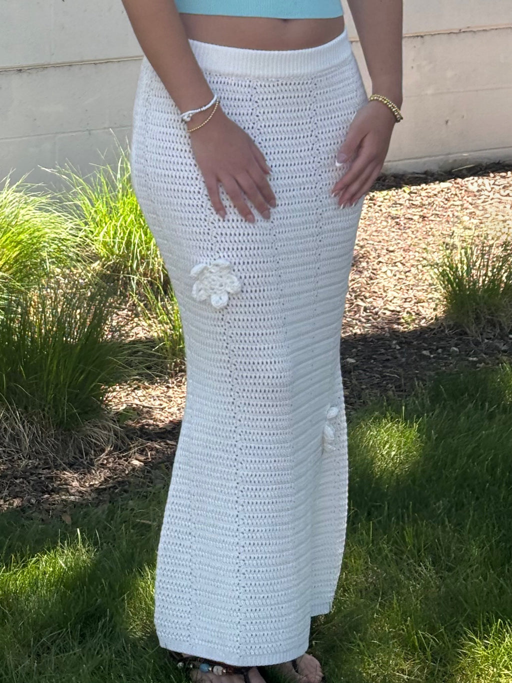 WHITE SANDS MAXI SKIRT
