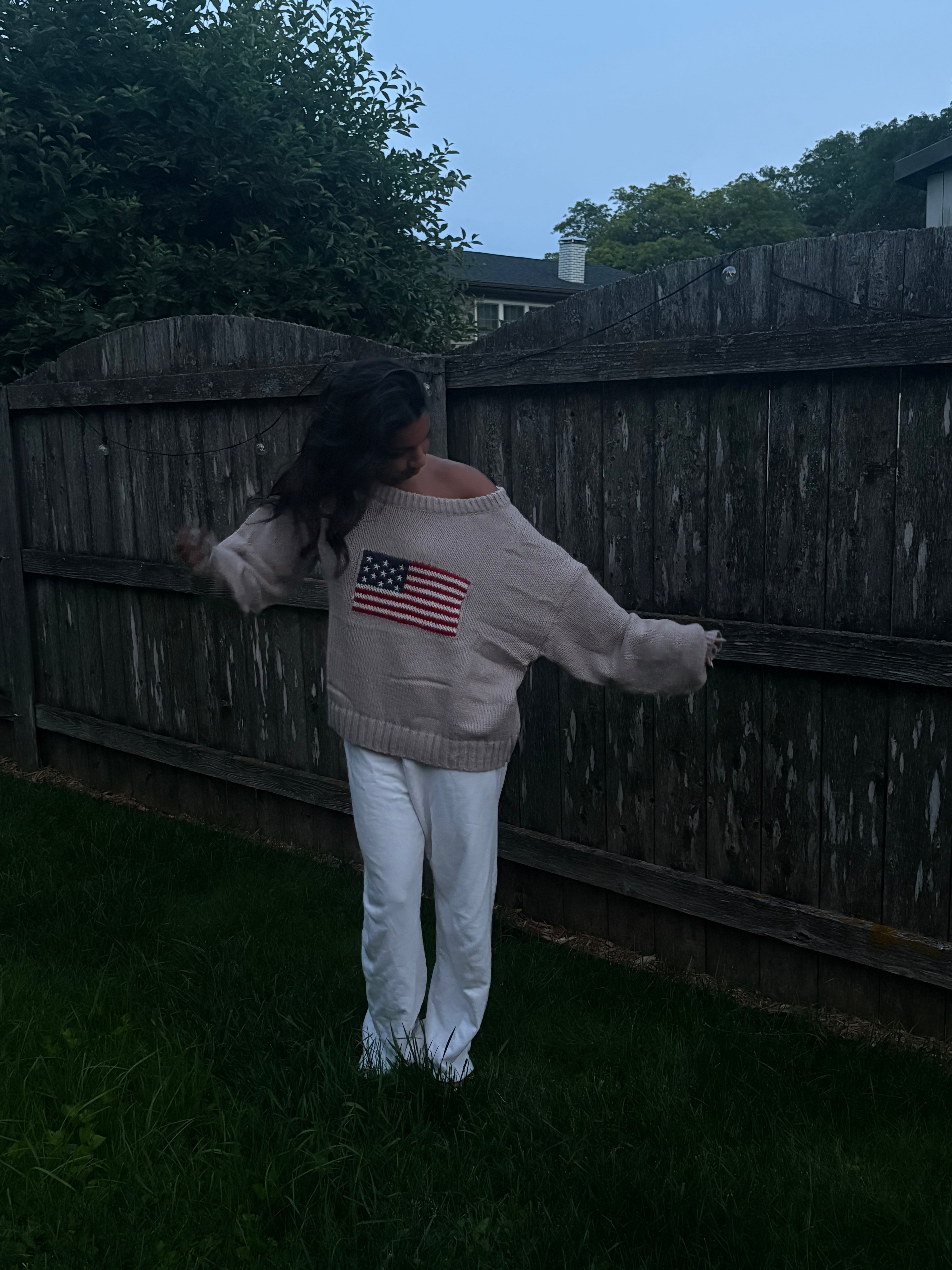 AMERICANA KNIT SWEATER